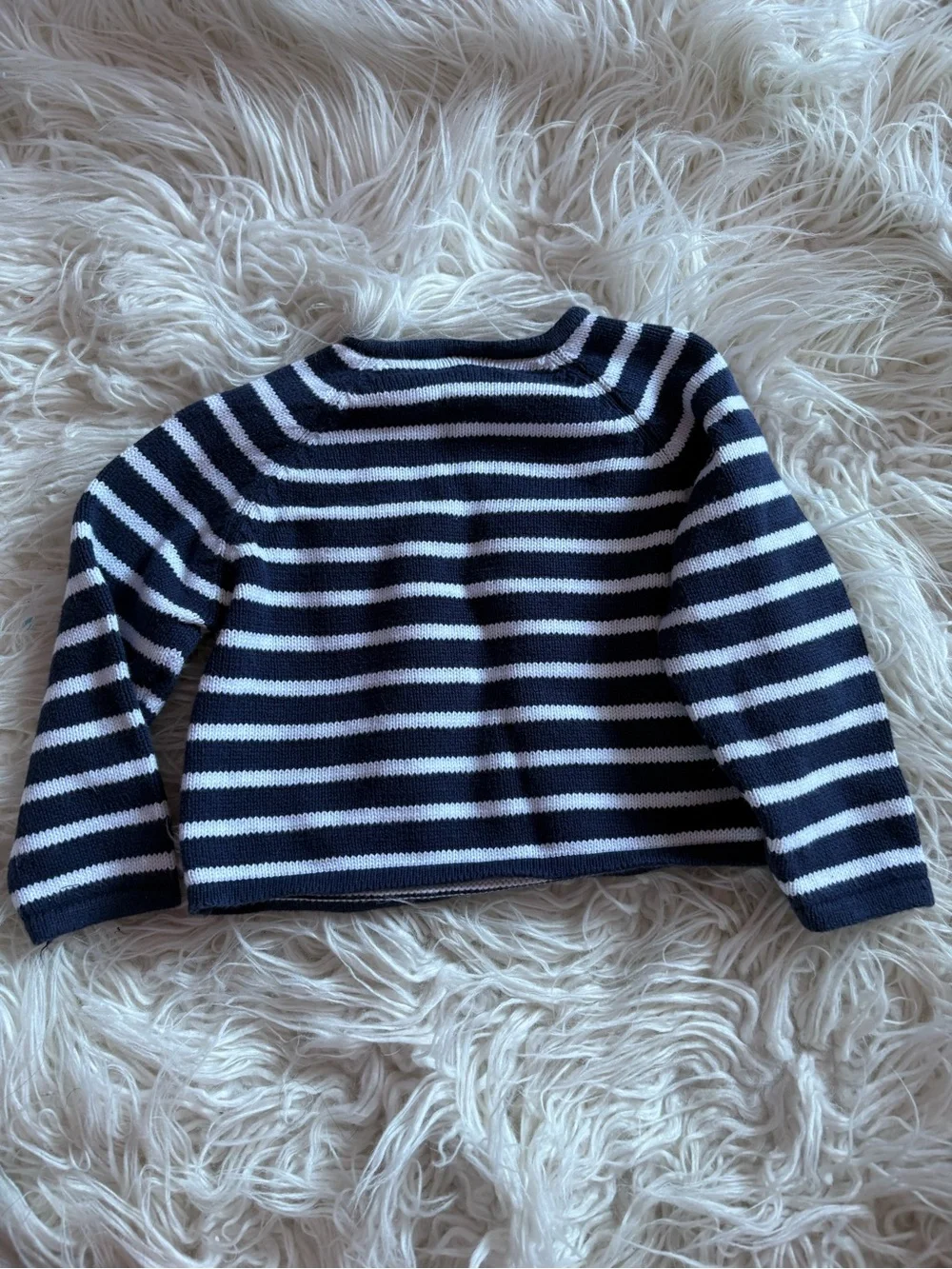 Gymboree Vintage 2003 Whale Watching Striped Knit Sweater 3T